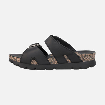 Sandalias destalonadas con adorno de hebillas Shirley