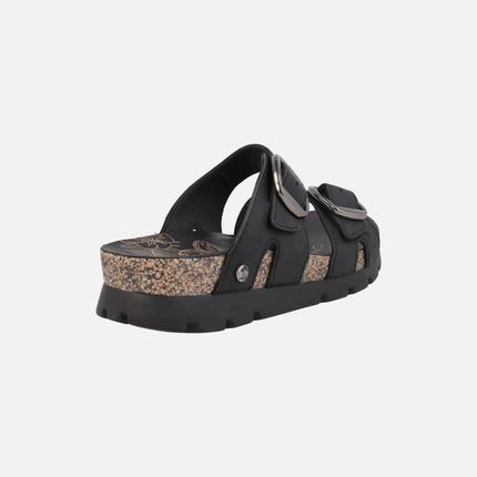 Sandalias destalonadas con adorno de hebillas Shirley