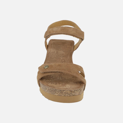 Sandalias de cuña con cierre de velcros Julia