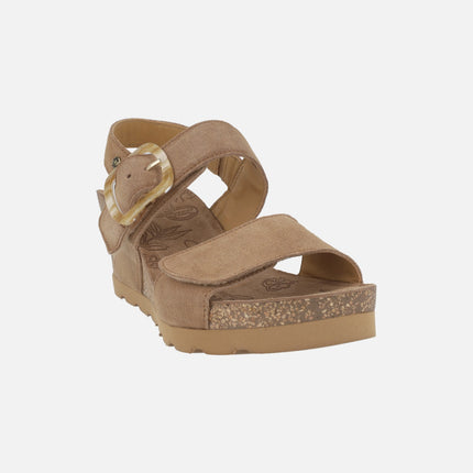Sandalias de cuña con cierre de velcro Valle