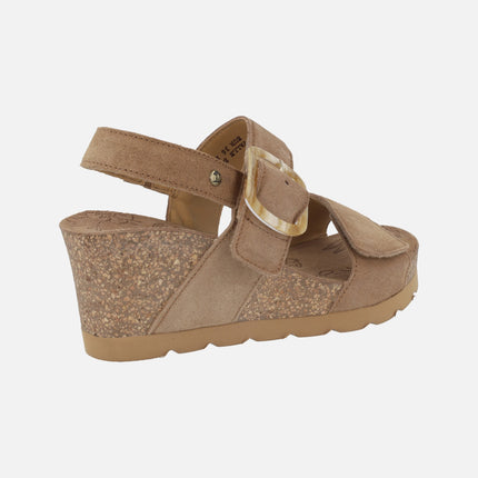 Sandalias de cuña con cierre de velcro Valle