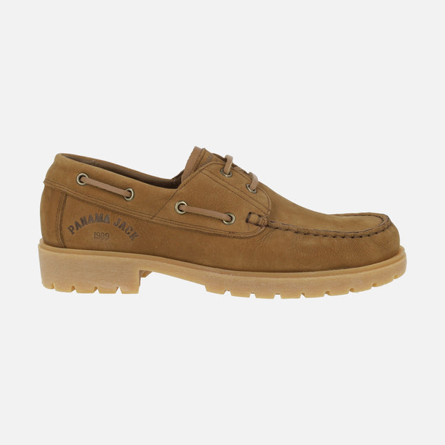 Men's boating shoes in bark nubuck Boat C13