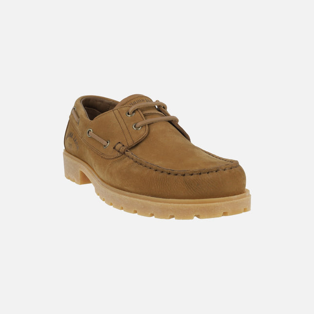 Men's boating shoes in bark nubuck Boat C13