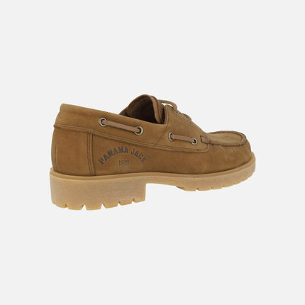 Men's boating shoes in bark nubuck Boat C13