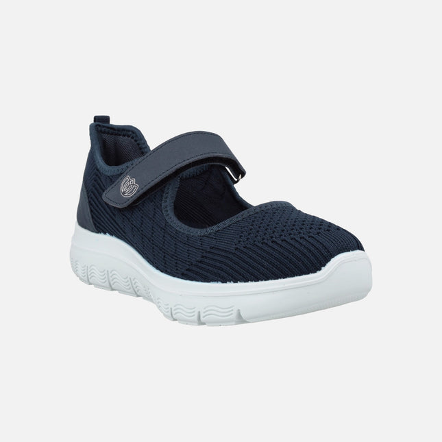 Zapatos deportivos estilo mercedes con cierre de velcro