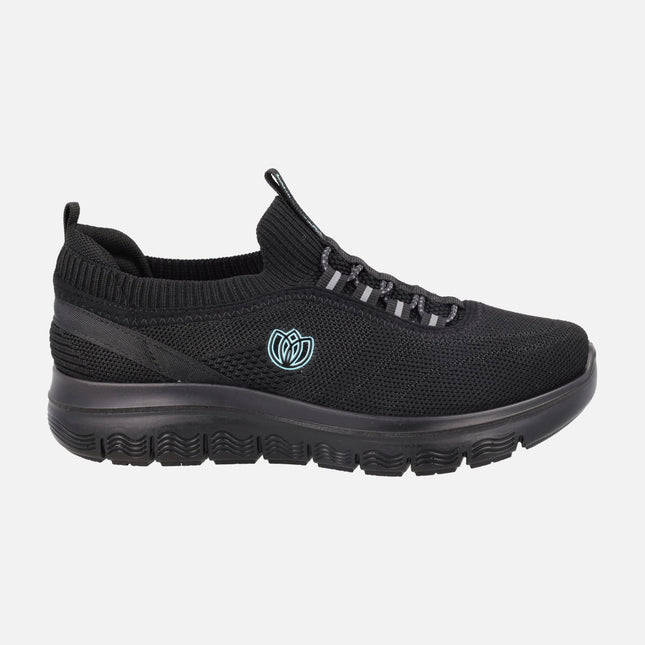 Zapatillas deportivas estilo calcetín con cordones elásticos