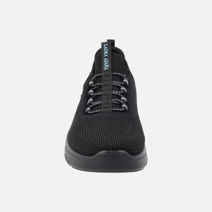 Zapatillas deportivas estilo calcetín con cordones elásticos