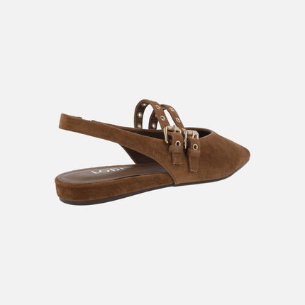 Bailarinas destalonadas con doble pulsera A-SORIA