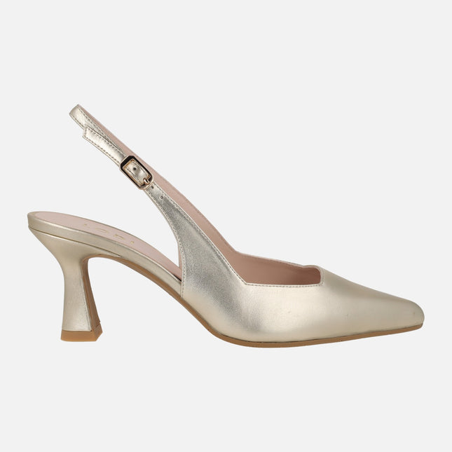 Zapatos corte salón destalonados Gelines-X
