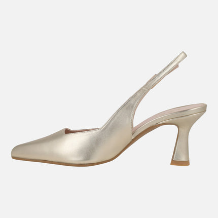 Zapatos corte salón destalonados Gelines-X