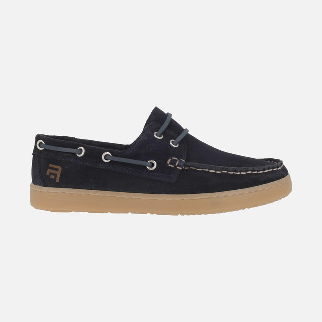 Zapatos náuticos de serraje para mujer Sailor