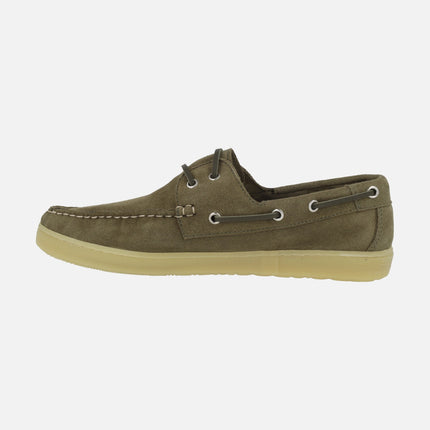 Sailor men's boating shoes in suede leather