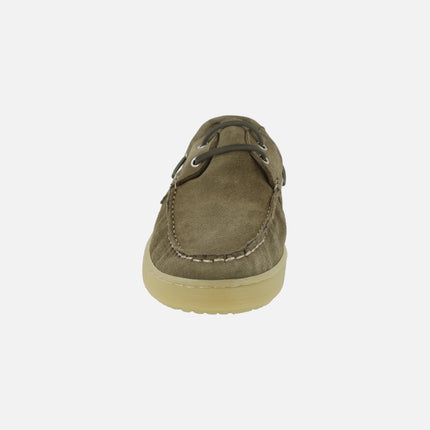 Sailor men's boating shoes in suede leather