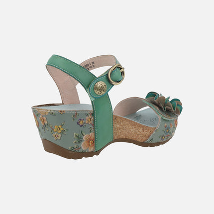 Sandalias de cuña Daphneo 07 Ciel