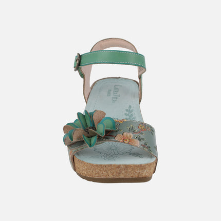 Sandalias de cuña Daphneo 07 Ciel