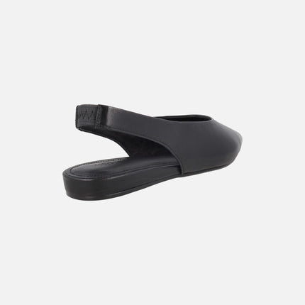 Leola slingback leather ballerinas with sharp last