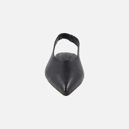 Leola slingback leather ballerinas with sharp last