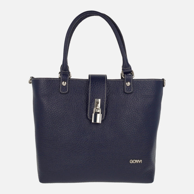 Bolsos de piel con asas de mano y bandolera