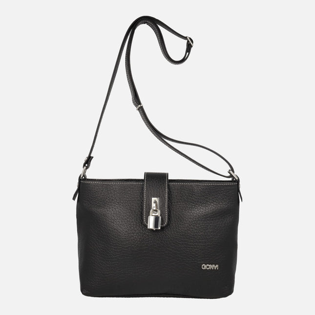 Bolsos bandolera de piel con adorno de candado