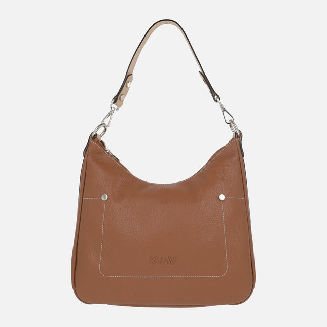 Bolsos de piel para hombro con asa bandolera incluída