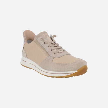 Zapatillas deportivas para mujer en combinado beige Easy2go