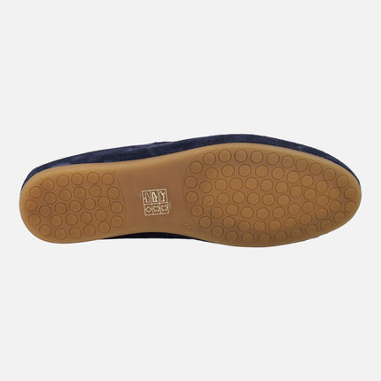 Women's suede leather boating shoes Abby