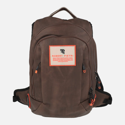 Mochilas para hombre Street en combinado marrón