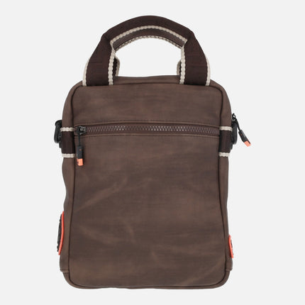 Bolsos bandolera UNISEX en combinado marrón Street