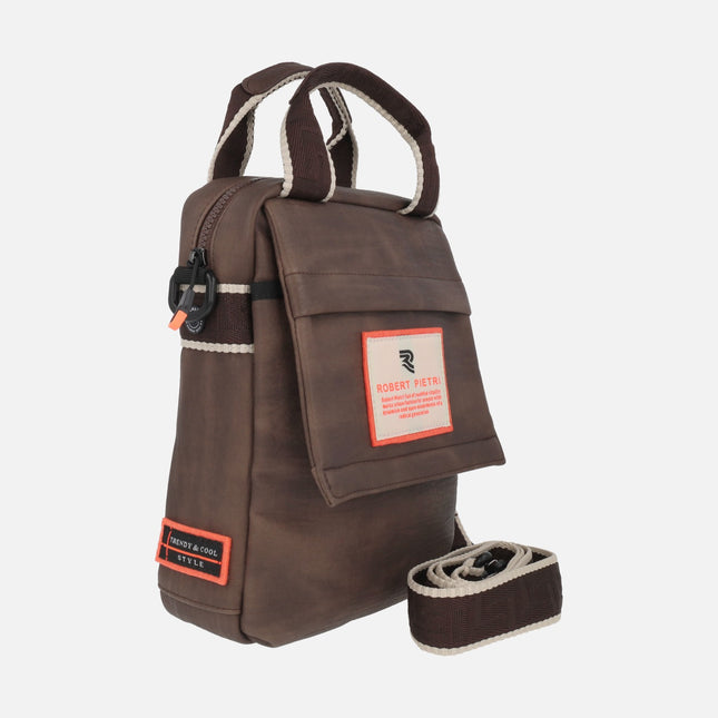 Bolsos bandolera UNISEX en combinado marrón Street