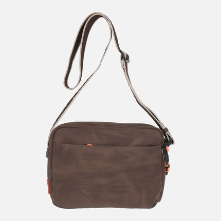 Street shoulder bags in brown combination