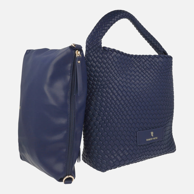 Bolsos trenzados con neceser interior línea Tropical