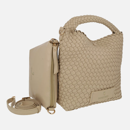 Tropical line braided bags