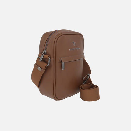 Uomo men's small leather effect shoulder bags