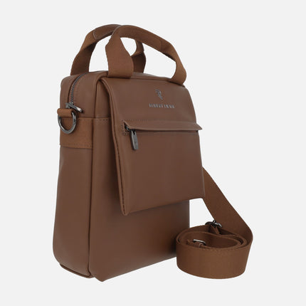 Uomo men's leather effect shoulder bags