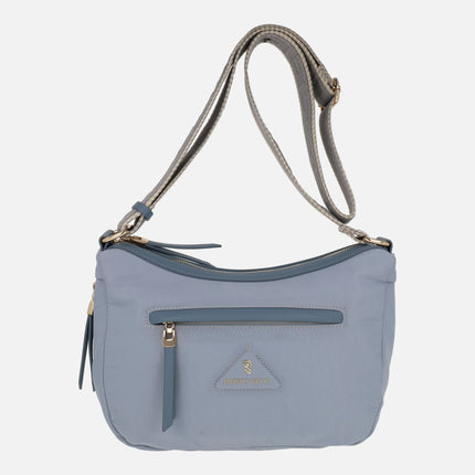 Bolsos bandolera en combinado azul celeste