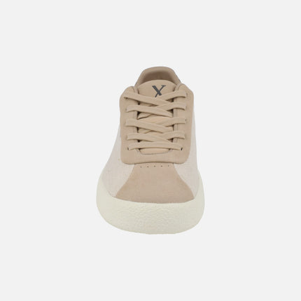 Adyro Cheetah beige sneakers with animal print heel