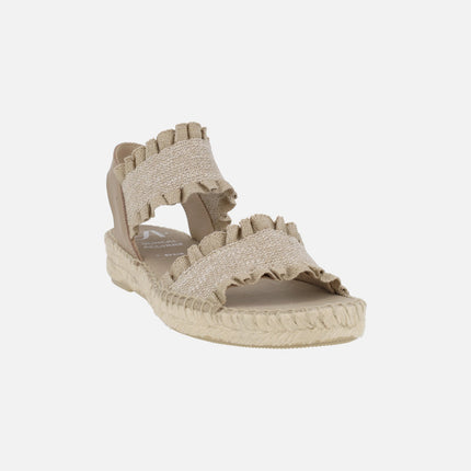 Arga low espadrilles in beige combination