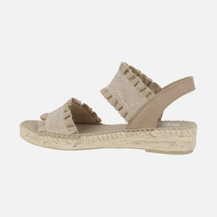 Arga low espadrilles in beige combination