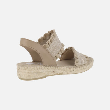 Arga low espadrilles in beige combination