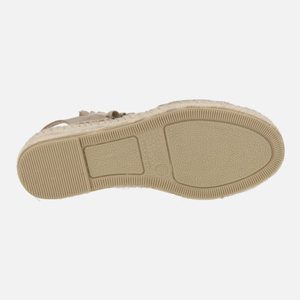 Arga low espadrilles in beige combination