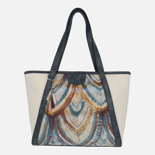 Bolsos para hombro de Torrens en combinado beige y azul