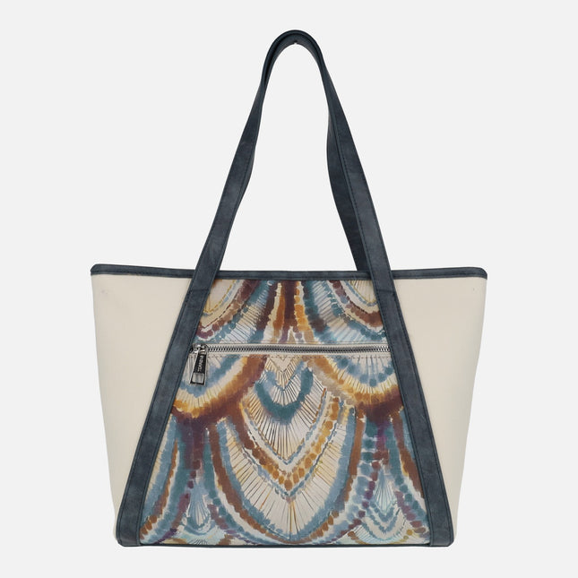 Bolsos para hombro de Torrens en combinado beige y azul