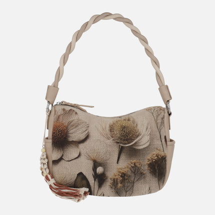 Torrens Flower Print Shoulder Bags