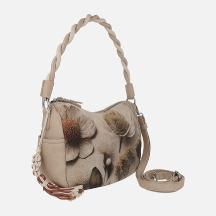 Torrens Flower Print Shoulder Bags