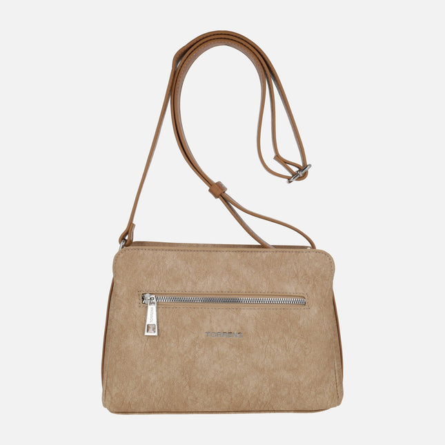 Bolsos bandolera Torrens en combinado cuero con abalorios