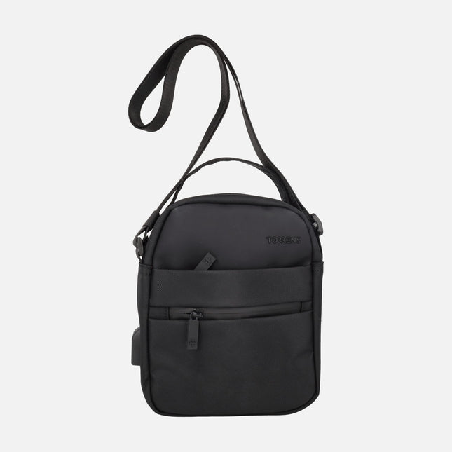 Crossbody bags for men in combination Black