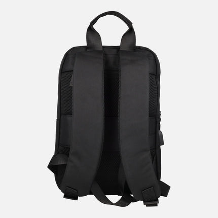 Mochilas para hombre en combinado negro