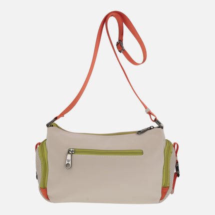 Beige crossbody bags with side pockets Pepe Moll