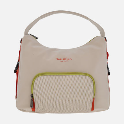 Shoulder bags in beige combination with shoulder strap included