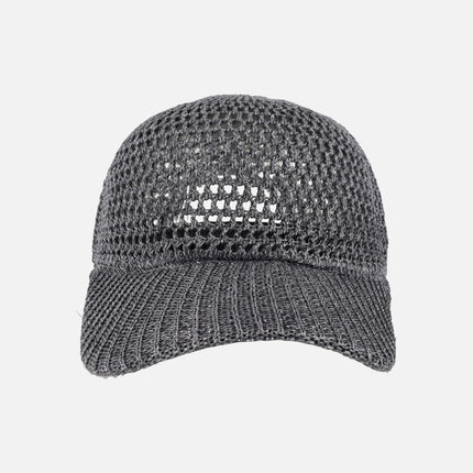 Gorras Pepe moll en tejido metalizado gris oscuro